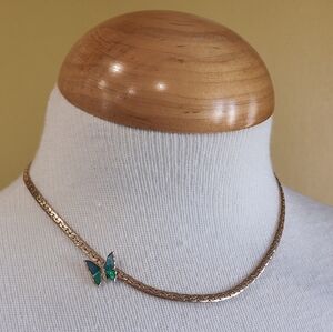 Elegant Gold Butterfly Necklace